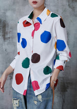 Load image into Gallery viewer, Italian Multicolour Print Cotton Shirt Tops Summer