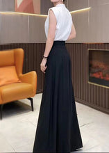 Load image into Gallery viewer, Italian Purple Pockets High Waist Chiffon Wide Leg Pants Summer