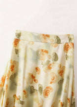 Load image into Gallery viewer, Loose Apricot Print High Waist Cotton Skirts Summer