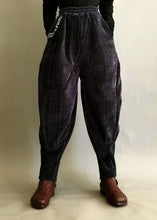 Load image into Gallery viewer, Loose Green Pockets Corduroy High Waist Warm Fleece Lantern Pants