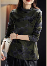 Load image into Gallery viewer, Loose Green Turtleneck Tulle Warm Fleece Top Long Sleeve