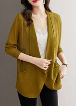 Load image into Gallery viewer, Matcha Colour Hollow Out Ice Size Knit Cardigans Long Sleeve