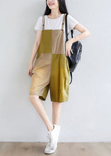 Load image into Gallery viewer, Modern Colorblock Pockets Patchwork Cotton Jumpsuit Summer