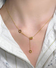 Load image into Gallery viewer, Modern Gold Stainless Steel Overgild TasselPendant Necklace