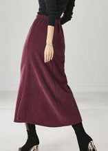 Load image into Gallery viewer, Modern Mulberry Silm Fit Corduroy Skirts Spring