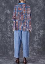 Load image into Gallery viewer, Modern Oversized Print Cotton Shirts And Denim Pants Two Pieces Set Summer