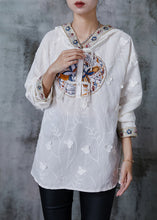 Load image into Gallery viewer, Modern White Tasseled Butterfly Hooded Shirt Tops Summer