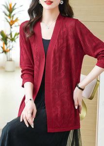 Mulberry Hollow Out Cozy Knit Cardigans Summer