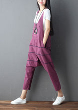 Load image into Gallery viewer, Mulberry Patchwork Cotton Denim Jumpsuits Oversized Spring