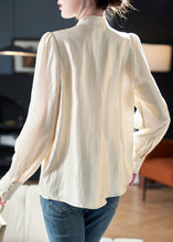 Load image into Gallery viewer, New Apricot Embroidered Button Cotton Shirt Long Sleeve