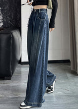 Load image into Gallery viewer, New Blue High Waist Patchwork Denim Wide Leg Pants Spring