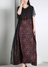 Load image into Gallery viewer, Original Design Black Asymmetrical False Two Pieces Long Dresses Summer