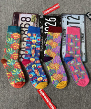 Load image into Gallery viewer, Original Design Cartoon Jacquard Cotton Mid Calf Socks