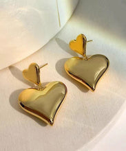 Load image into Gallery viewer, Original Design Gold Alloy Love Drop Earrings