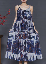 Load image into Gallery viewer, Original Design Print Silm Fit Spaghetti Strap Dress Summer