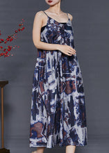 Load image into Gallery viewer, Original Design Print Silm Fit Spaghetti Strap Dress Summer