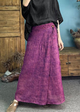 Load image into Gallery viewer, Original Green Linen Printed One Piece Strappy Long Skirt Summer