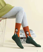 Load image into Gallery viewer, Originality Cartoon Jacquard Cotton Crew Socks