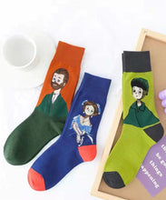 Load image into Gallery viewer, Originality Cartoon Jacquard Cotton Crew Socks