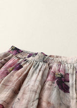 Load image into Gallery viewer, Plus Size Pockets Print Elastic Waist Cotton Lantern Pants Summer