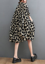 Load image into Gallery viewer, Plus Size Print Peter Pan Collar Pockets Cotton Dresses Summer