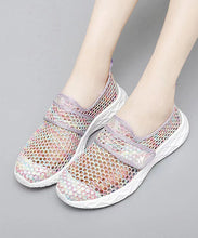 Load image into Gallery viewer, Purple Breathable Mesh Comfy Hollow Out Walking Sandals