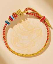 Load image into Gallery viewer, Retro Red Hand Woven Chain Bracelet