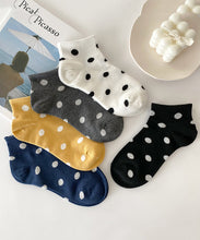 Load image into Gallery viewer, Spring And Summer Dot Jacquard Cotton Low Cut Socks