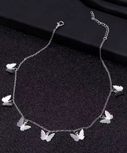 Load image into Gallery viewer, Style Gold Sterling Silver Overgild Butterfly Star Princess Necklace