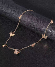 Load image into Gallery viewer, Style Gold Sterling Silver Overgild Butterfly Star Princess Necklace