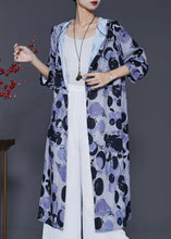 Load image into Gallery viewer, Stylish Grey Hooded Print Cotton Shirt Dress Spring