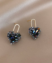 Load image into Gallery viewer, Stylish Rainbow Copper Overgild Love Zircon Stud Earrings