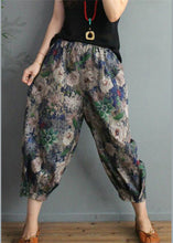 Load image into Gallery viewer, Unique Print High Waist Cotton Crop Pants