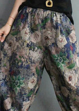 Load image into Gallery viewer, Unique Print High Waist Cotton Crop Pants