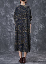 Load image into Gallery viewer, Vintage Colorblock Asymmetrical Patchwork Linen Loose Dress Spring