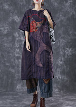 Load image into Gallery viewer, Vintage Embroidered Patchwork Applique Wear On Both Sides Cotton Dress Summer