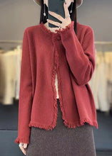 Load image into Gallery viewer, Women Beige Solid Button Knit Cotton Cardigans Spring