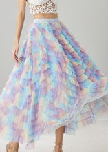 Load image into Gallery viewer, Women Rainbow Exra Large Hem Tulle Skirts Summer