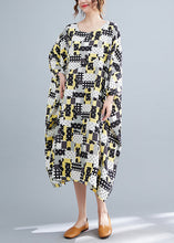 Load image into Gallery viewer, Yellow O-Neck Holiday Maxi Dress Spring