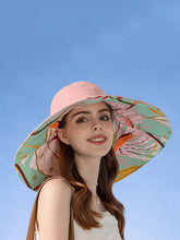 Load image into Gallery viewer, Women Summer Travel Dual-side Plant Large-brim Hat