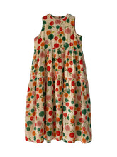 Load image into Gallery viewer, Plus Size Women Summer Cute Flower Spliced Pleat O-Neck Vest Dress