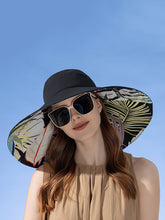 Load image into Gallery viewer, Women Summer Travel Dual-side Plant Large-brim Hat