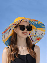 Load image into Gallery viewer, Women Summer Travel Dual-side Plant Large-brim Hat