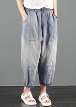 Load image into Gallery viewer, 2021 summer dress code loose high waist washed old denim harem pants