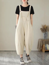 Load image into Gallery viewer, Women Spring Artsy Solid Pocket Denim Jumpsuit