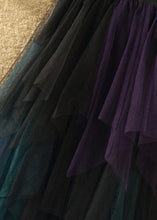 Load image into Gallery viewer, Art Casual Tulle Asymmetrical Patchwork Fall Skirt