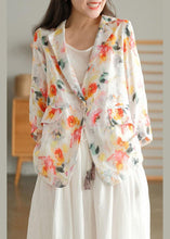 Load image into Gallery viewer, Beautiful Print Pockets Summer Ramie Coat