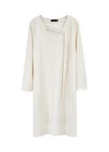 Load image into Gallery viewer, Bohemian Beige Oversized Asymmetrical Warm Fleece Dresses Fall