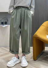 Load image into Gallery viewer, Bohemian Pink elastic waist wrinkled Pockets Cotton Pants Spring