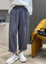 Load image into Gallery viewer, Bohemian Pink elastic waist wrinkled Pockets Cotton Pants Spring